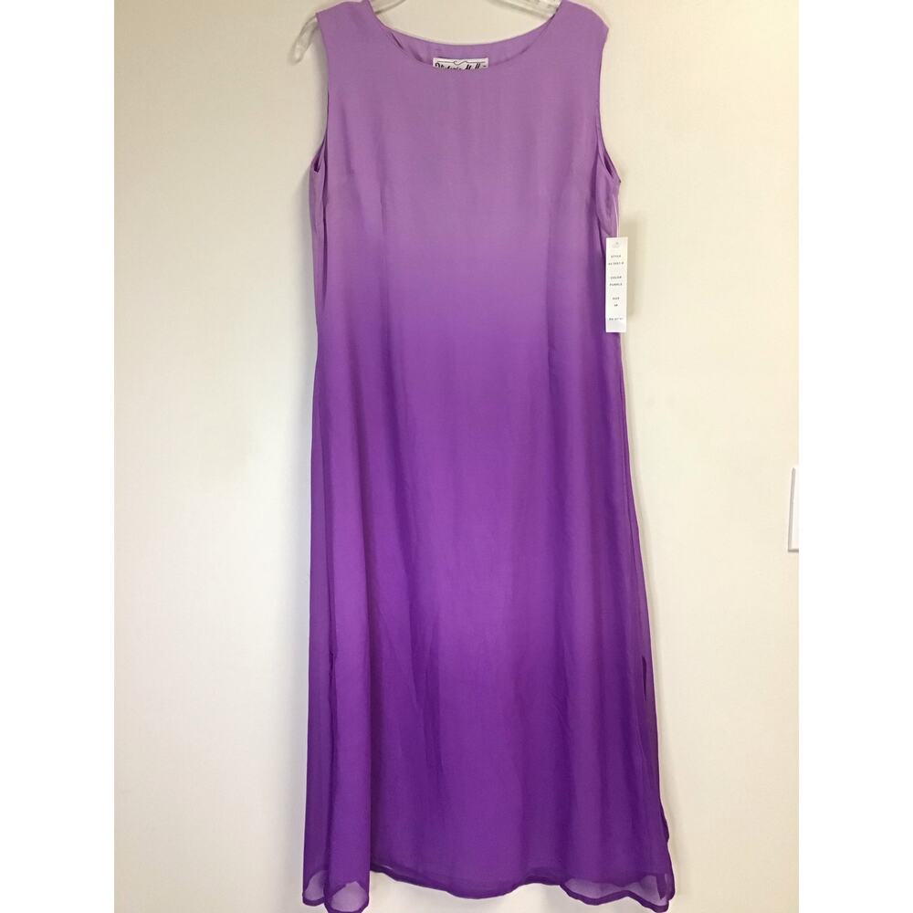 Victoria‎ Holley Women's Purple Sleeveless Dress Size 4P